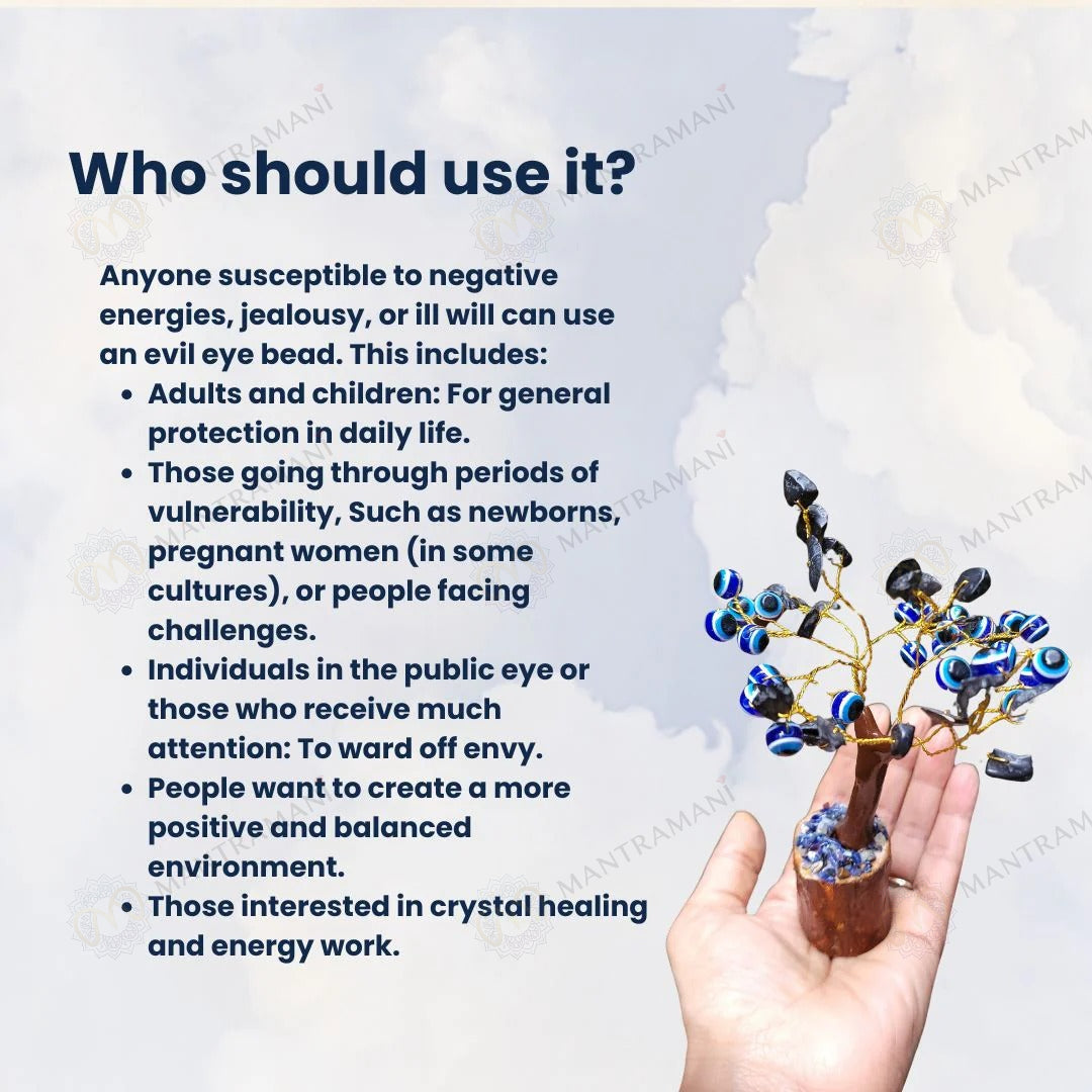 MantraMani Evil Eye Tree – Protection from Negative Energy & Nazar