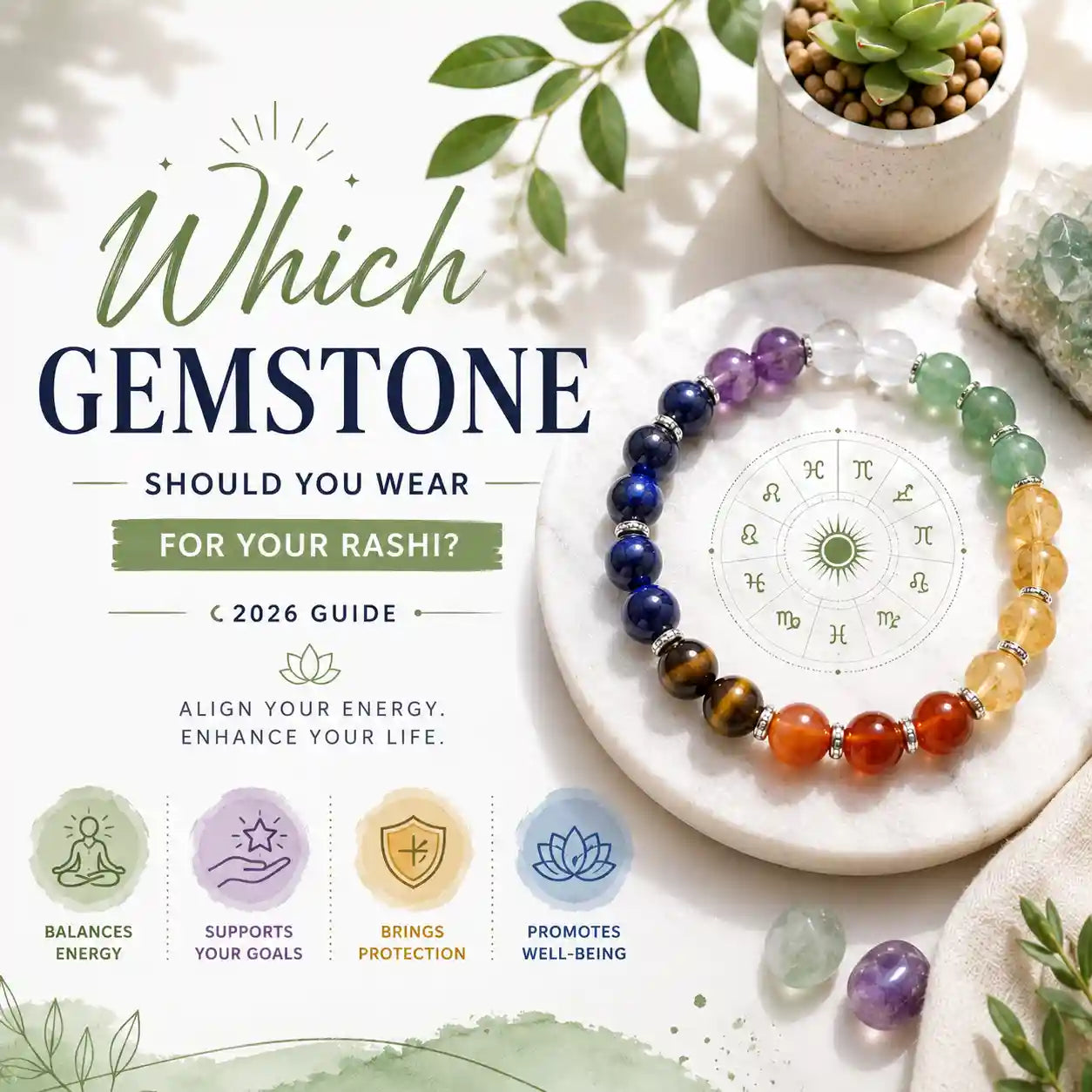 Which Gemstone Should You Wear for Your Rashi? (2026 Guide)