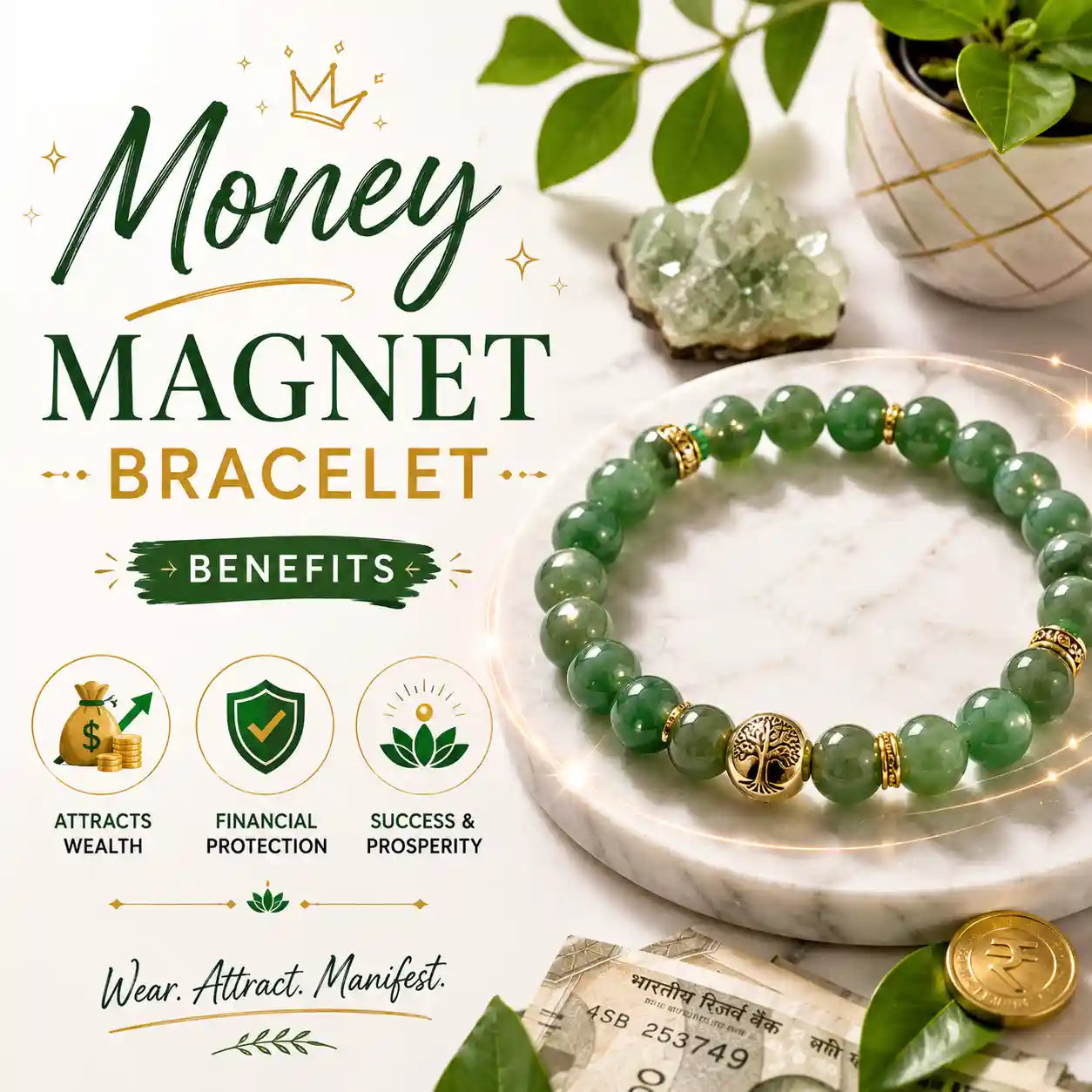 Money Magnet Bracelet: Benefits, Stones Inside & How to Wear (2026)