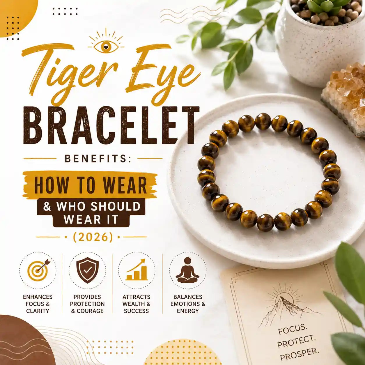 Tiger Eye Bracelet Benefits: How to Wear & Who Should Wear It (2026)
