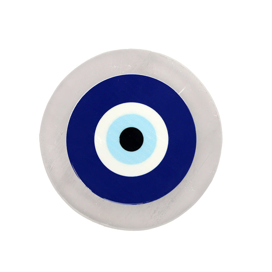 MantraMani SELENITE (Chandramani) – Plate - Cleansing, Charging other crystals,