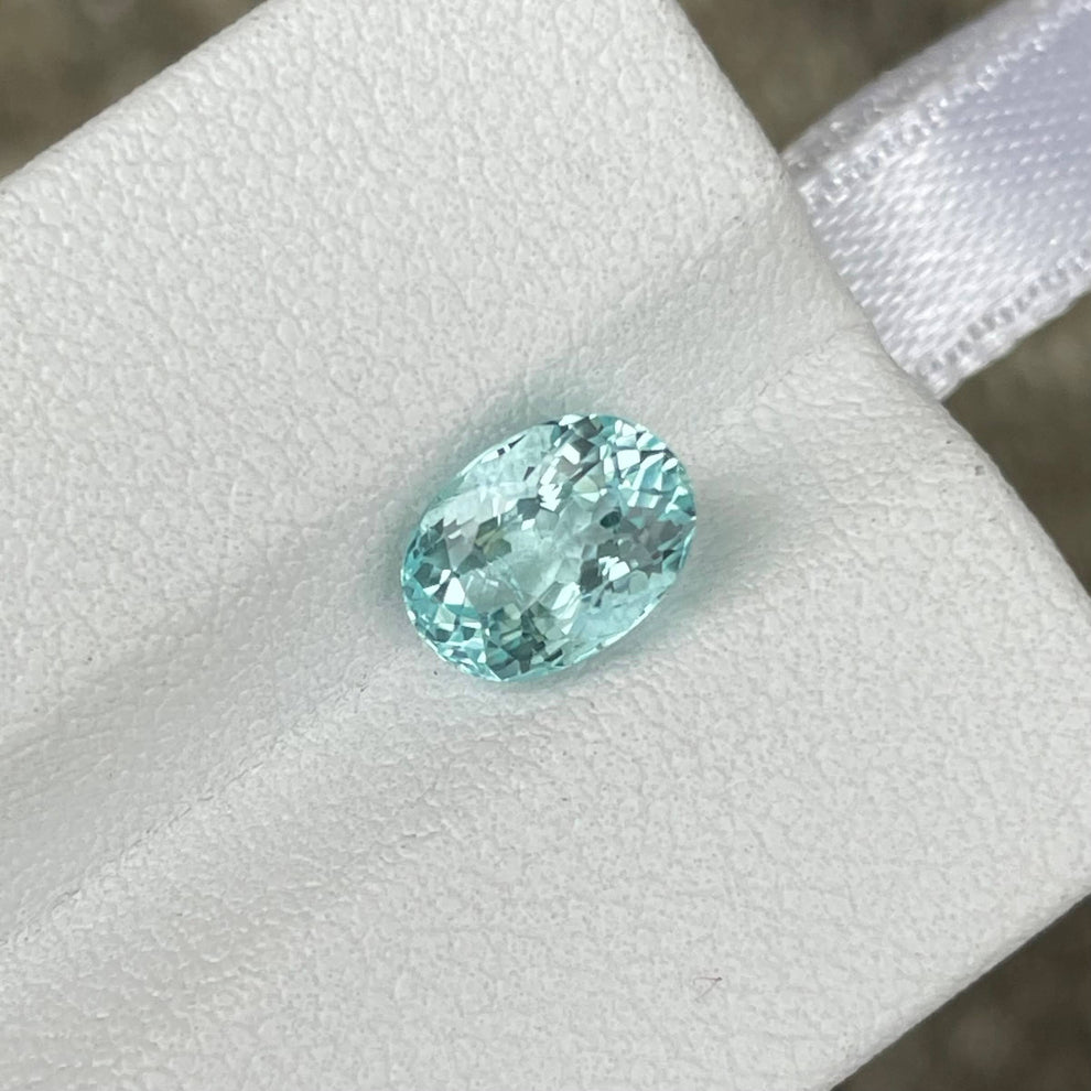 MantraMani Tourmaline Loose Gemstone – Authentic, Lab Certified | India - Angle 4