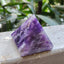 MantraMani Amethyst Crystal Pyramid – Natural Healing Crystal Pyramid for Calm, Meditation