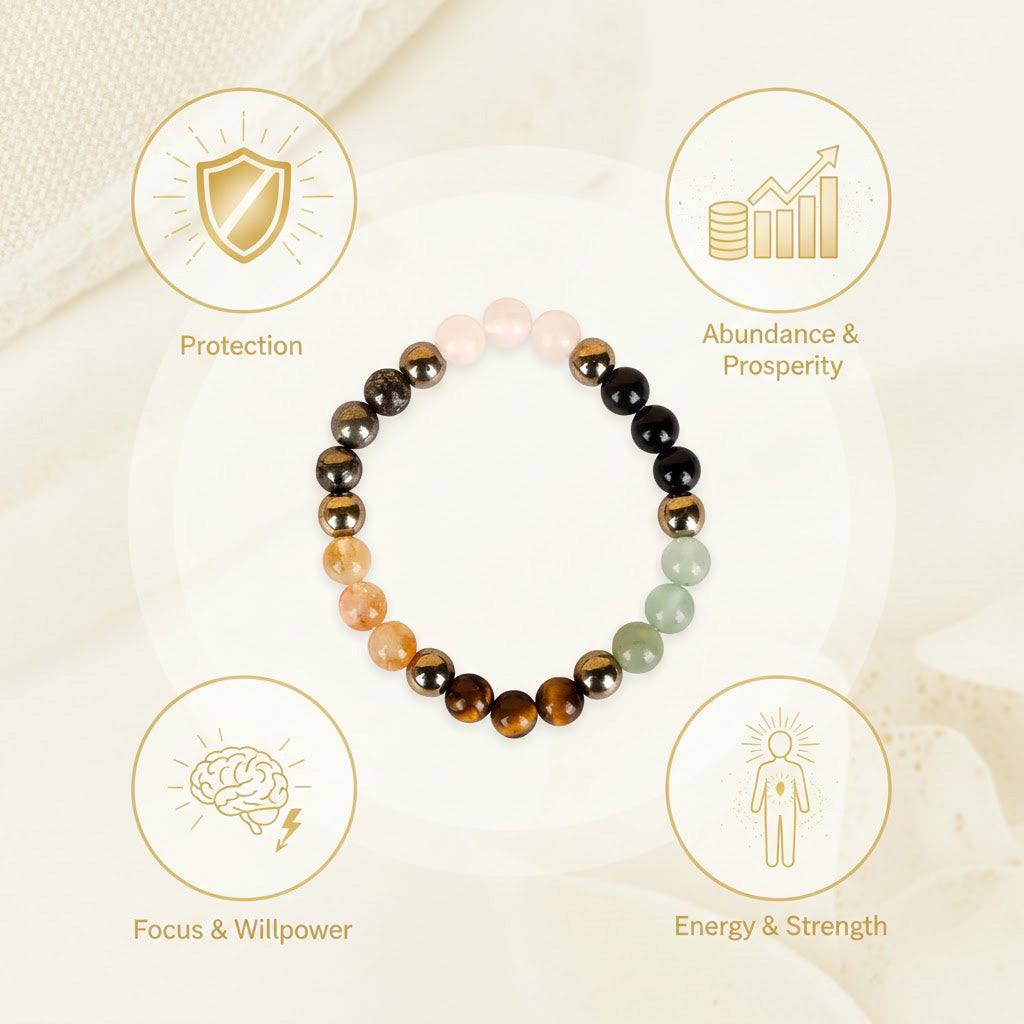 MantraMani SELENITE (Chandramani) – Bracelet & Plate