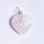 Rose Quartz Crystal Heart Pendant | Love, Self-Love & Heart Chakra Healing Jewelry
