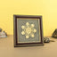MantraMani® 7 Chakra Raw Pyrite Frame for Energy Balance & Wealth Flow with FREE Raw pyrite stone