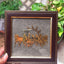 MantraMani 7 Running Horses Frame & Raw Pyrite Stone - Success & Wealth Combo