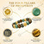 MantraMani Dhan Vriddhi Oval Faceted Money Magnet Bracelet - Attract Wealth • Removes Financial/Money Blockage • Unlock Opportunities • Align With Prosperity Energy