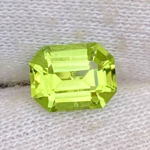 Mint Green Peridot 1.6 Carat Natural Loose Gemstone | MantraMani