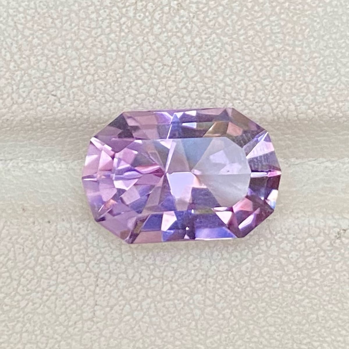 MantraMani Amethyst Loose Gemstone – Authentic, Lab Certified | India - Angle 2
