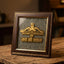 MantraMani® Baba Shyam Ji on Raw Pyrite Frame