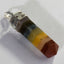 MantraMani Seven Chakra Crystal Point Pendant - Natural Chakra Healing Pendant for Balance, Meditation & Spiritual Wellness