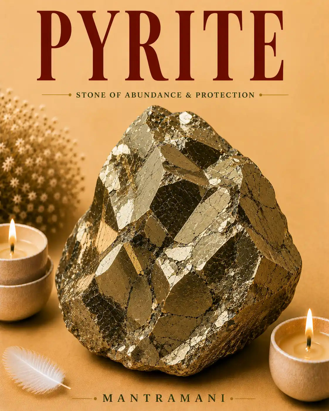 MantraMani Pyrite raw cluster