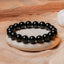 MantraMani Éclipse Noire — Black Tourmaline Protection Bracelet