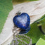 Lapis Lazuli Heart Pendant for Wisdom & Self-Expression