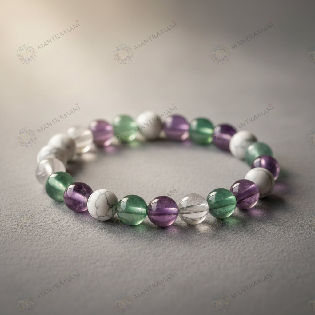 MantraMani Lucent Mind — Mental Clarity Bracelet for Decision - Making & Overthinking Control