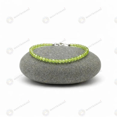 MantraMani Peridot Anklet