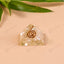MantraMani Selenite Pyramid with Shree Yantra – Energy Cleansing & Spiritual Clarity