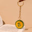 MantraMani Green Jade Keychain for Good Luck & Prosperity - Energized Vedic Gemstone Jewelry - MantraMani