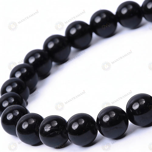 Éclipse Noire Black Tourmaline Bracelet – Protection | MantraMani