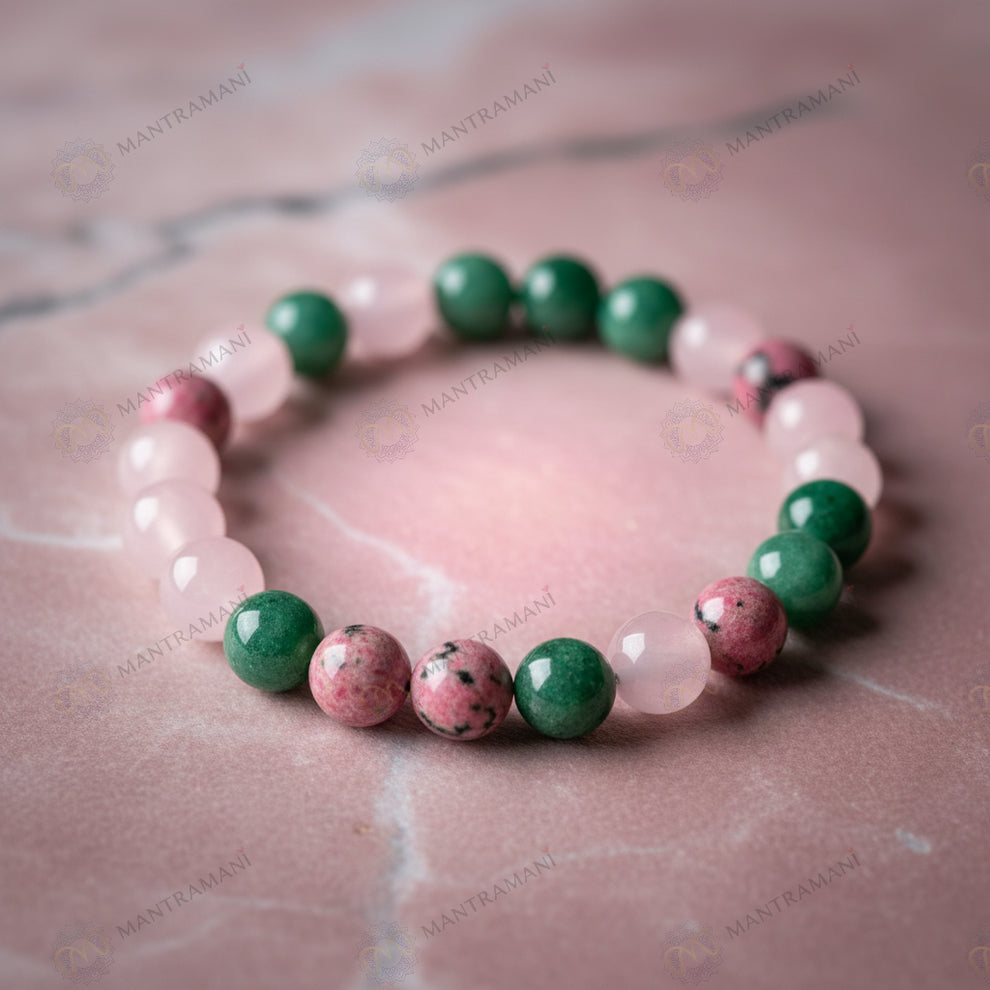 MantraMani Anahata Shield — Heart - Energy Bracelet for Emotional Safety, Trust & Relationship Balance