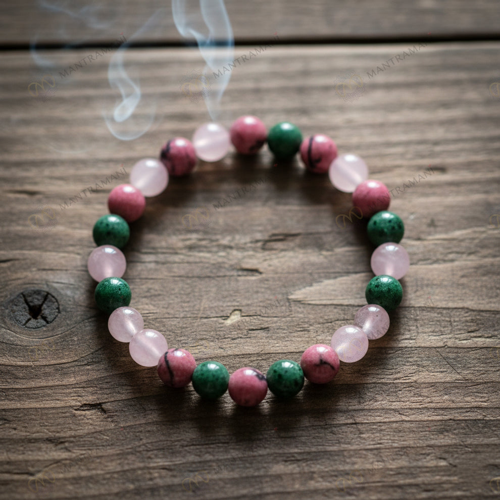 MantraMani Anahata Shield — Heart - Energy Bracelet for Emotional Safety, Trust & Relationship Balance