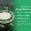 MantraMani Green Aventurine Bracelet – Luck, Growth & Heart Healing