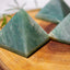 MantraMani Green Aventurine Crystal Pyramid – Luck, Growth & Success Energy Pyramid