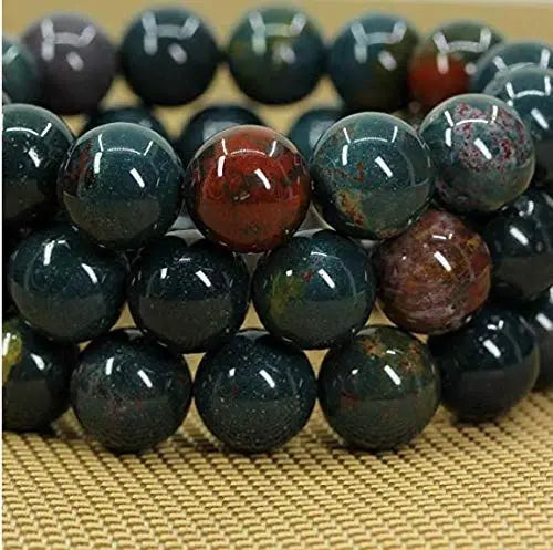 MantraMani Bloodstone Bracelet – Vitality, Courage & Healing Energy