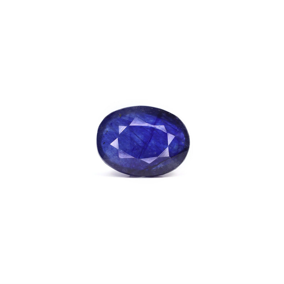 MantraMani® Blue Sapphire (Neelam) — Certified Authentic & Natural Gemstone