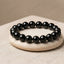 MantraMani Éclipse Noire — Black Tourmaline Protection Bracelet