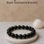 MantraMani Éclipse Noire — Black Tourmaline Protection Bracelet