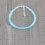 MantraMani Aqua Blue Chalcedony Anklet