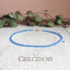 MantraMani Blue Lace Chalcedony Anklet