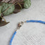 MantraMani Blue Lace Chalcedony Anklet
