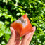 MantraMani Carnelian Pyramid – Confidence, Motivation & Energy Boost Crystal Pyramid