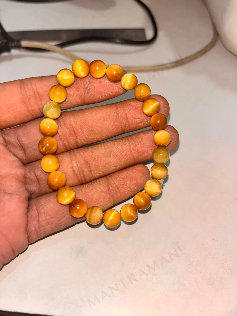 MantraMani Cats Eye Bracelet – Ketu Dosha Relief & Psychic Protection