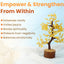 MantraMani Yellow Citrine Tree –Crystal Tree for Abundance, Prosperity & Growth