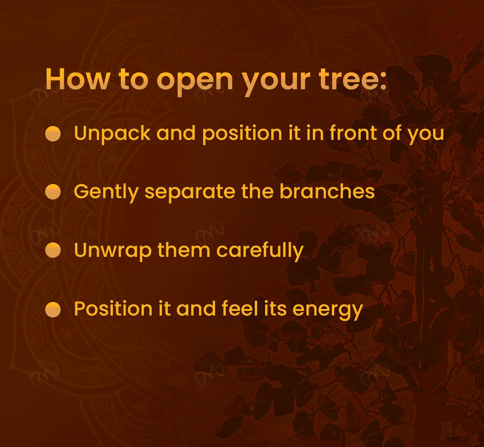 MantraMani Yellow Citrine Tree –Crystal Tree for Abundance, Prosperity & Growth
