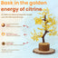 MantraMani Yellow Citrine Tree –Crystal Tree for Abundance, Prosperity & Growth