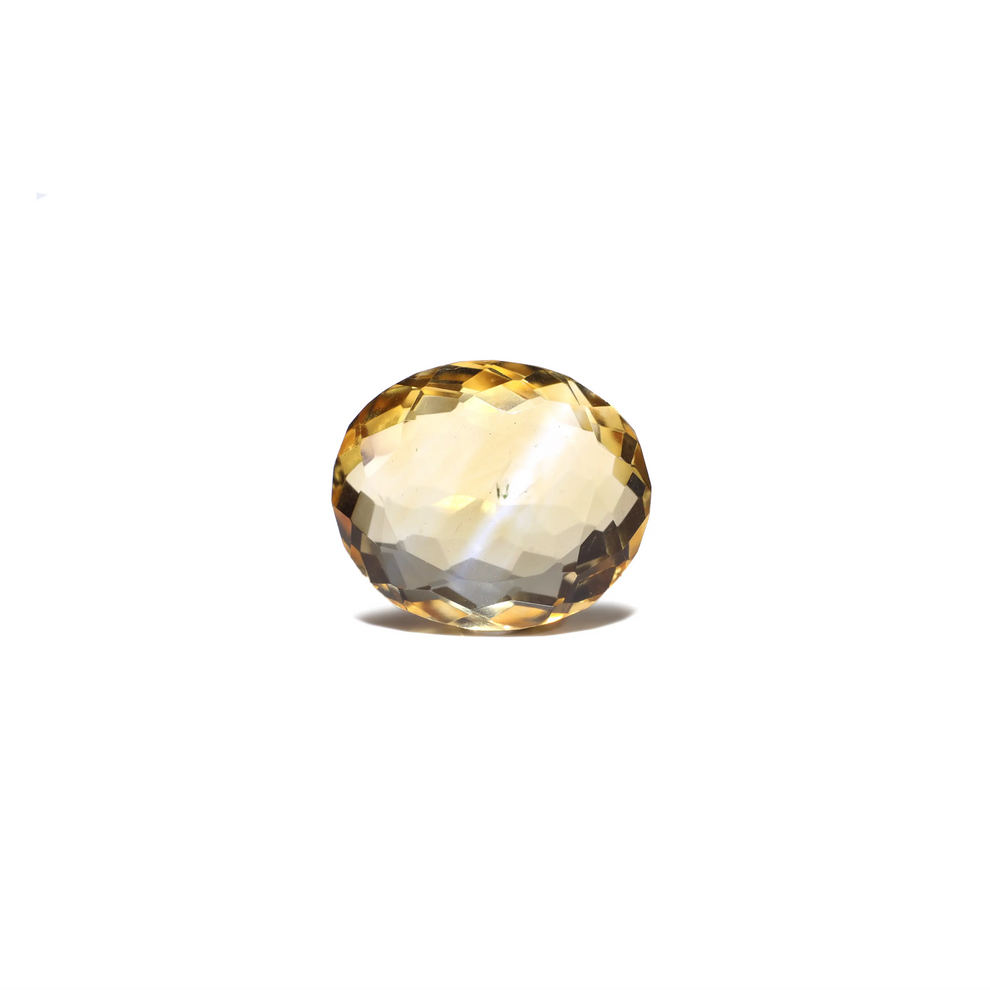 MantraMani® Citrine (Sunela) — Certified Authentic & Natural Gemstone