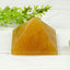 MantraMani Yellow Citrine Pyramid – Energy & Manifestation Crystal Pyramid