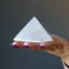 MantraMani Clear Quartz Pyramid – Energy Cleansing, Meditation & Focus Crystal Pyramid