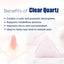 MantraMani Clear Quartz Pyramid – Energy Cleansing, Meditation & Focus Crystal Pyramid
