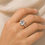 MantraMani Clear Quartz Ring: Removes Depression, Anger & Anxiety