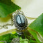 MantraMani Sulemani Hakik Crystal Pendant - Natural Agate Pendant for Protection, Grounding & Spiritual Wellness