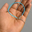 MantraMani Turquoise Diamond Cut Anklet: Strengthens Communication & Confidence