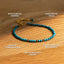 MantraMani Turquoise Diamond Cut Anklet: Strengthens Communication & Confidence