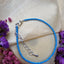 MantraMani Turquoise Diamond Cut Anklet: Strengthens Communication & Confidence