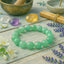 MantraMani FortuneFlow Green Aventurine Bracelet for Luck, Wealth & Emotional Healing - Natural Non - Treated Crystal Beads - Heart Chakra, Focus & Opportunity Bracelet for Men & Women